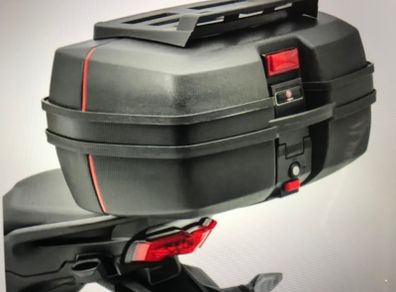 Honda NX Carrier, Plate and Top Box