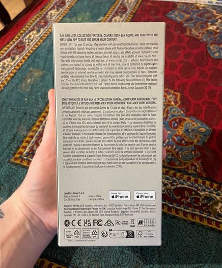 Ray Ban Meta Brand new