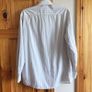 Mens Double Two Long Sleeve White Multi Stripe Cotton Rich Shirt 16" Collar including postage Image 8