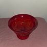 Early American Pattern Glass Ruby Red Footed Bowl Image 8