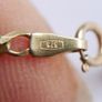 Vintage (long over 24") Solid 9ct Yellow Gold 375 Figaro Necklace length 24,2" - 3,9g Image 9