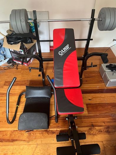 Weights and bench