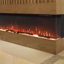 60" Media Wall Fire Image 3