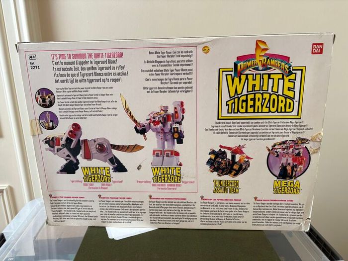 Power Rangers Tigerzord 1993 with box
