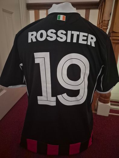 Bohemian FC Matchworn 2008 Mark Rossiter intertoto cup.