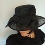 Elegant black hat Image 4