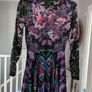 High brand silk dress y Saloni Image 10