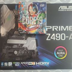 Intel I9-10850k, Asus Prime Z490-a & Asus Pce-ac68 Bundle