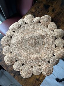jute rug 60cm