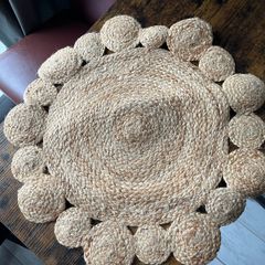 jute rug 60cm