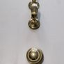 Vintage Brass Door Knocker Door Knob Set  Period Hardware Image 7