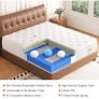 King size Mattress,5FT Orthopaedic Medium-Firm King Mattress,11.02 Inch Foam and Pocket Springs Rolled & Compressed,Comfort-Pressure Relief for Supportive Sleep and Spinal Alignment for Healthy Sleep Image 6