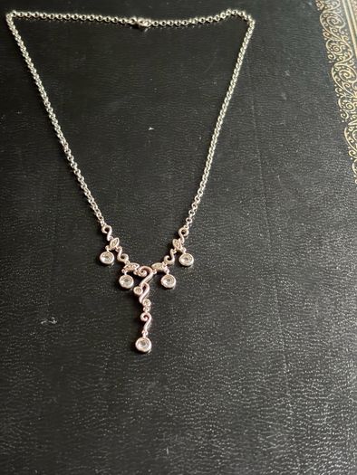 silver necklace