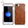 iPhone 7 Plus Metal Ring Oil Wax Leather Back Cover Image 2
