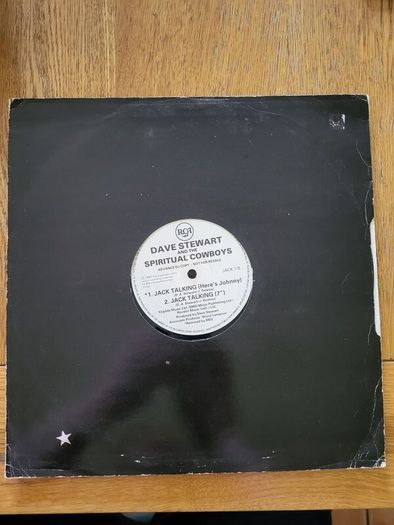 Dave Stewart and the Spiritual Cowboys Jack Talking 12 inch vinyl promo