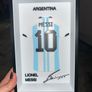 Lionel Messi - 3D Jersey Frame Image 2