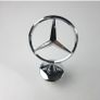 Mercedes-Benz Star Hood Logo Emblem Badge 44mm 3D W204 W211 W212 W221 A2218800086 Image 2