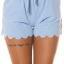 Highwaist  Shorts with belt to tie 95% Polyester / 5% Elasthane  fits 6-8-10 Image 3