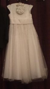 communion dress debenhams age 8 ivory