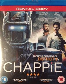 Chappie [2015] Sharlto Copley, Dev Patel, Hugh Jackman, Ninja, Yolandi Visser, Jose Pablo Cantillo & Sigourney Weaver [Blu-ray Movie]