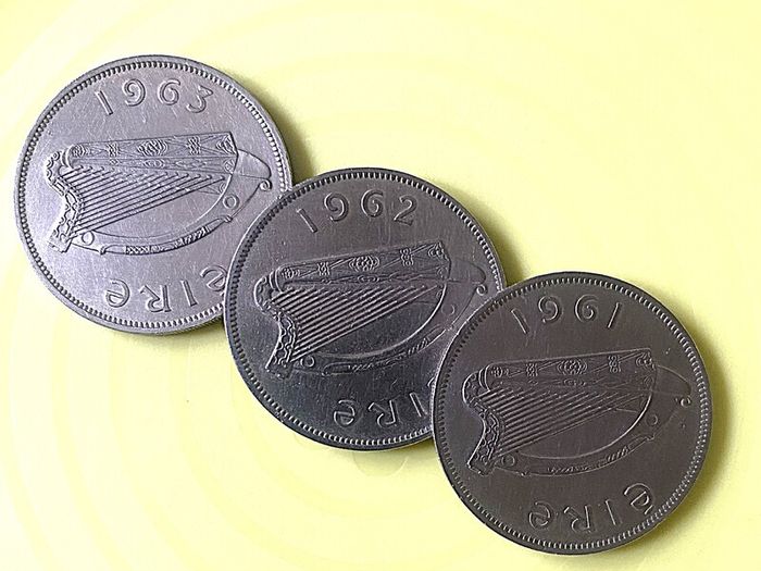 Ireland, Eire coins to remember, x 3. Free Post