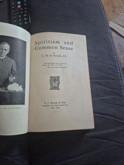 1st Edition Spiritism and common sense by DeHeredia