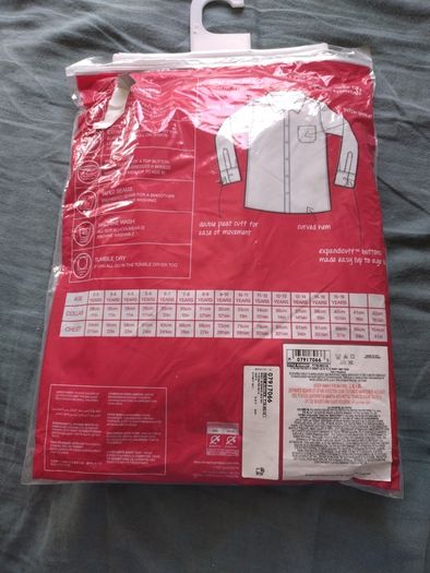 M & S grey blouses, 2 in packet, 8-9 yrs