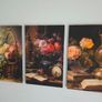 3 framed printed canvas 35x55cm each photo Image 3