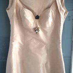 Marios Schwab contemporary natural bodycon Sz S (Fit 8-10UK) - Rrp 495 (New)