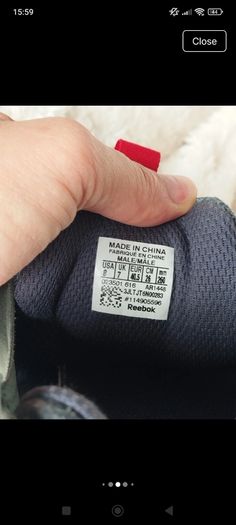 Reebok instapump trainers 40,5