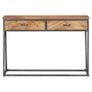 Console Table 110x35x75 cm Solid Acacia Wood Image 3