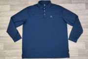 Rhoback Long Sleeve Golf Polo Shirt Mens 3XL