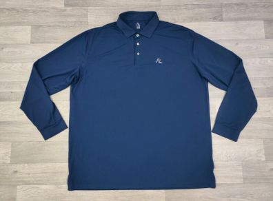 Rhoback Long Sleeve Golf Polo Shirt Mens 3XL