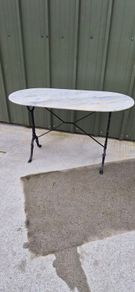 Cast Iron Marble Table