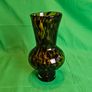 Murano-style Art Glass Vase - Tortoiseshell Pattern Image 8