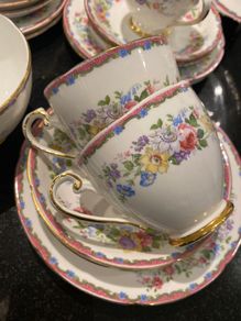 Royal Tara very early tea set for the collector