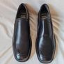 Geox brandolf slip on loafers Size 6 eu 39 Black leather Brand new Image 3