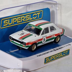 Scalextric Ford Escort MK1 #9 Slot Car   ( H4314 C4314 classic touring wrc rally superslot )