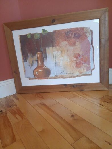 Vintage Earth-Tone Still Life Framed Art Print