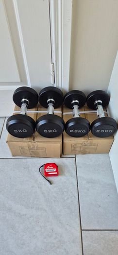 2xbrand new sets of dumbbells