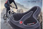 Bike Seat, Most Comfortable Bicycle Seat Memory Foam Waterproof Bicycle Saddle Comfortable Wide Big Bum Bike Bicycle Gel Cruiser Extra Sporty Soft Pad