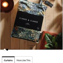 Clarke and Clarke Congo Eyelet Curtain