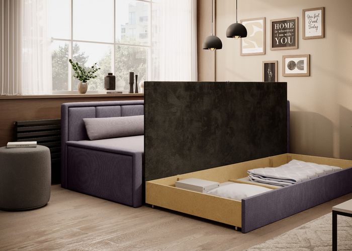 Sofa bed Fuelgo solution for unexpected guests . Big sleeping space