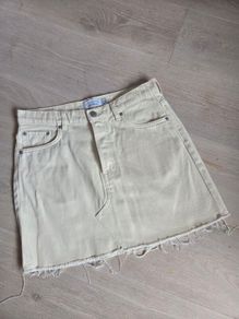 &Other Stories Cream Demin Skirt