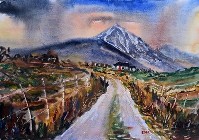 Croagh Patrick watercolour