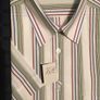JACQUES BRITT Classic Fit Short Sleeve Shirt 42 New Image 2