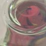 Set Of 2 Old Cut Glass Colored Candle Holders. Image 5