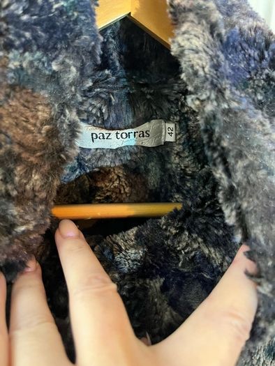 Designer Faux Fur Teddy Coat - Size 12 / Size 14