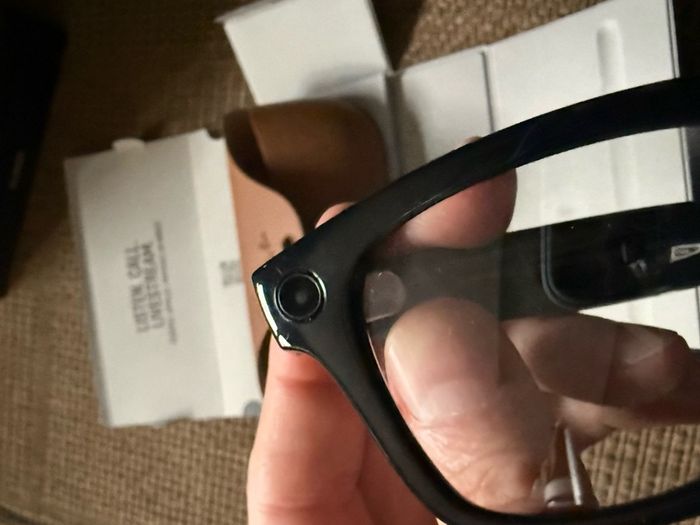 RAY BAN Meta Wayfarer Glasses Gen 1 RW 4006 - Shiny Black - Transition Lenses
