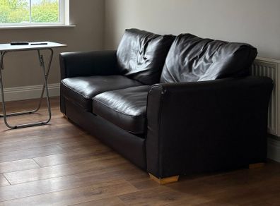 2 seater leather sofa